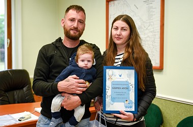 Újabb baba érkezett a Pannon-Víz Zrt. családjába